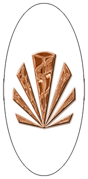 DG5000-602-CP-WT Copper Sunburst White